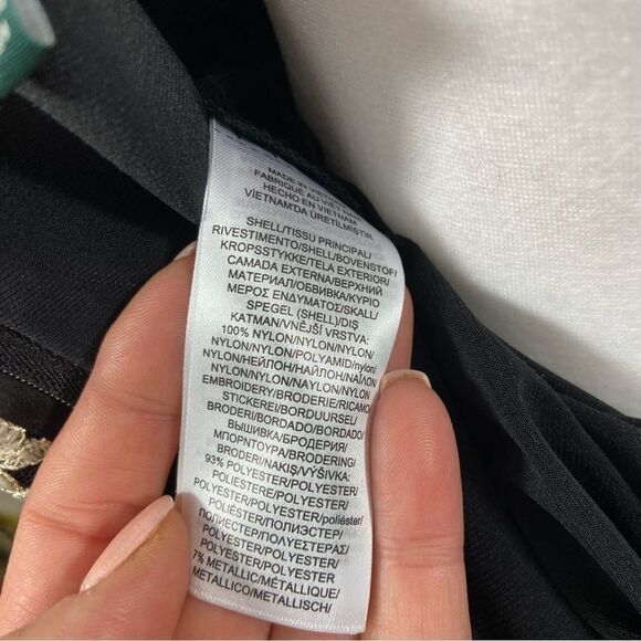 Lauren Ralph Lauren Embroidered Floral Tulle‎ Cocktail Dress Size 8 - Picture 13 of 13